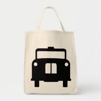 Bolso De Tela Diseño negro del taxi/del taxi de Londres