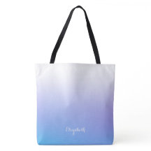 diseño ombre violeta y azul
