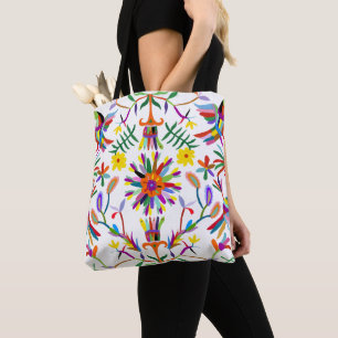 Bolso De Tela Diseño otomí moderno II