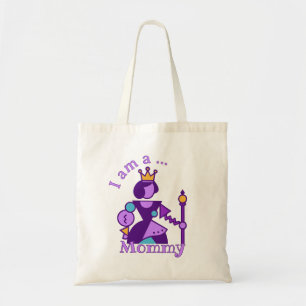 Bolso De Tela Diseño personalizado de mamá abstracto con nombre
