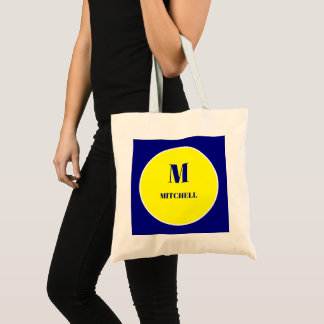 Bolso De Tela Diseño personalizado de monograma y nombre – Regal