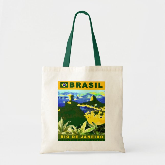 Bolso De Tela Diseño poster de Brasil (Frente)