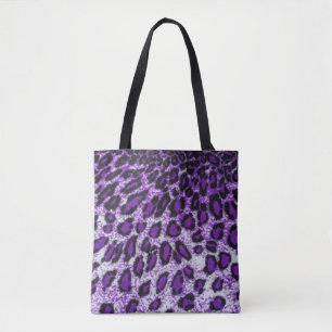 Bolso De Tela Diseño púrpura negro de la impresión del modelo