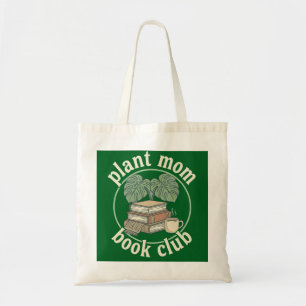 Bolso De Tela Diseño Retro Club de Lectura Plant Mom