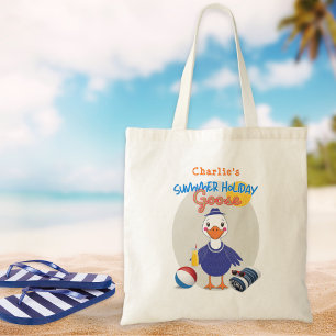 Bolso De Tela Diseño Retro de Ganso Tonto para Vacaciones Divert