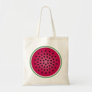 Bolso De Tela Diseño rojo verde de la sandía