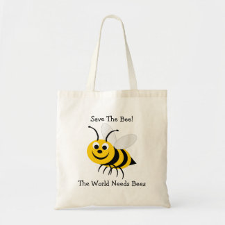 Bolso De Tela Diseño Salva La Abeja