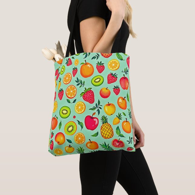 Bolso De Tela Diseño sin inconvenientes para la fruta de verano (Detalle)