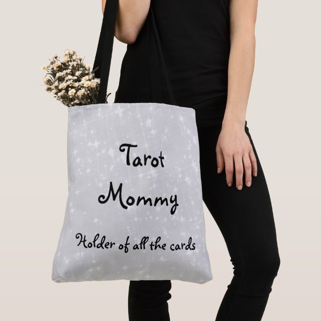 Bolso De Tela Diseño Tarot Mommy (Detalle)