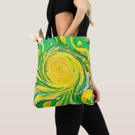 Bolso De Tela Diseño Tornado de Limón