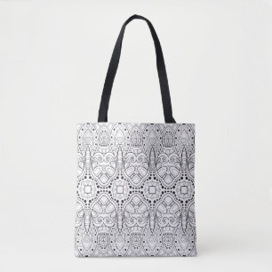Bolso De Tela Diseño tribal 2 de Zendoodle
