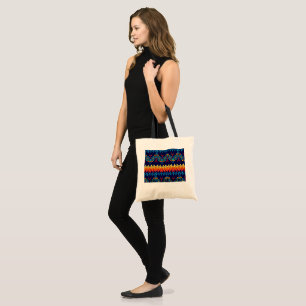 Bolso De Tela Diseño tribal abstracto