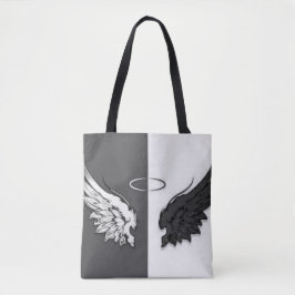 Bolso De Tela DiseñoAngelDemonio  