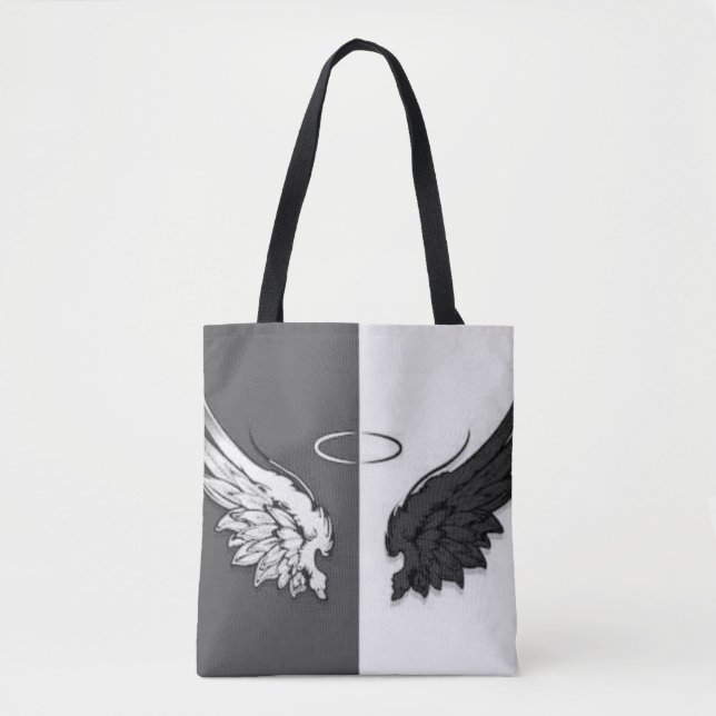 Bolso De Tela DiseñoAngelDemonio   (Anverso)