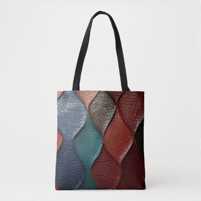 Bolso De Tela Diseños artísticos de textura de cuero artístico (Anverso)