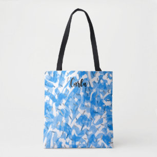 Bolso De Tela Diseños personalizados de colores de color azul