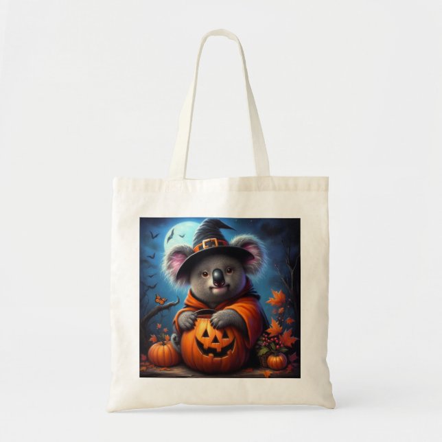 Bolso De Tela Disfraz de Halloween de Koala (Frente)