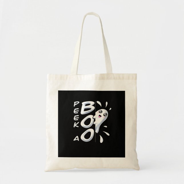 Bolso De Tela Disfraz de Halloween en Peekabo (Frente)