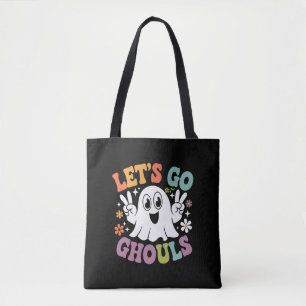 Bolso De Tela Disfraz Retro de Halloween Vamos Fantasmas