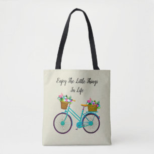 Bolso De Tela Disfruta De Las Pequeñas Cosas En La Vida
