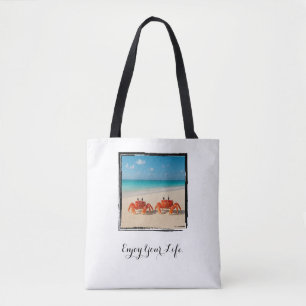 Bolso De Tela Disfruta De Tu Vida - Dos Crabs Beach