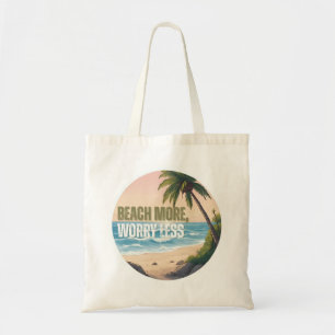 Bolso De Tela Disfruta la playa y despreocúpate