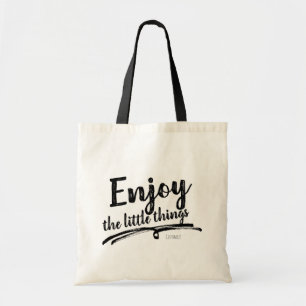 Bolso De Tela DISFRUTA LAS COSAS PEQUEÑAS Nombre Personalizado