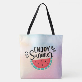 Bolso De Tela Disfrutar de la sandía de verano