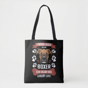 Bolso De Tela Disfrute de la vida de lujo, Boxer