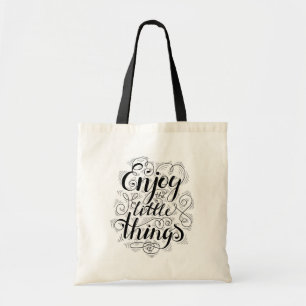 Bolso De Tela Disfrute de las pequeñas cosas 1