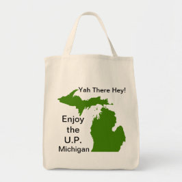 Bolso De Tela Disfrute del U. P. Michigan con Da Yoopers