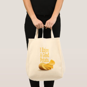 Bolso De Tela Disfruto De Una Buena Patata Amante De La Comida D