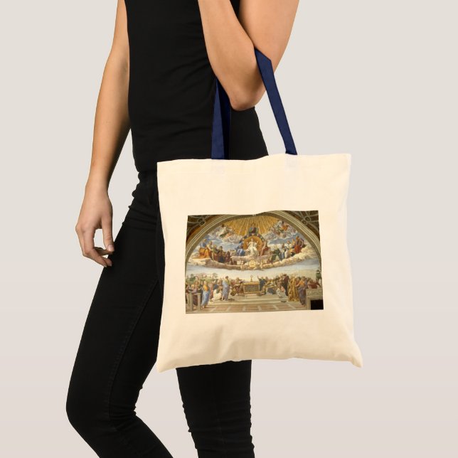 Bolso De Tela Disputación del Santo Sacramento, Rafael Sanzio (Anverso (producto))