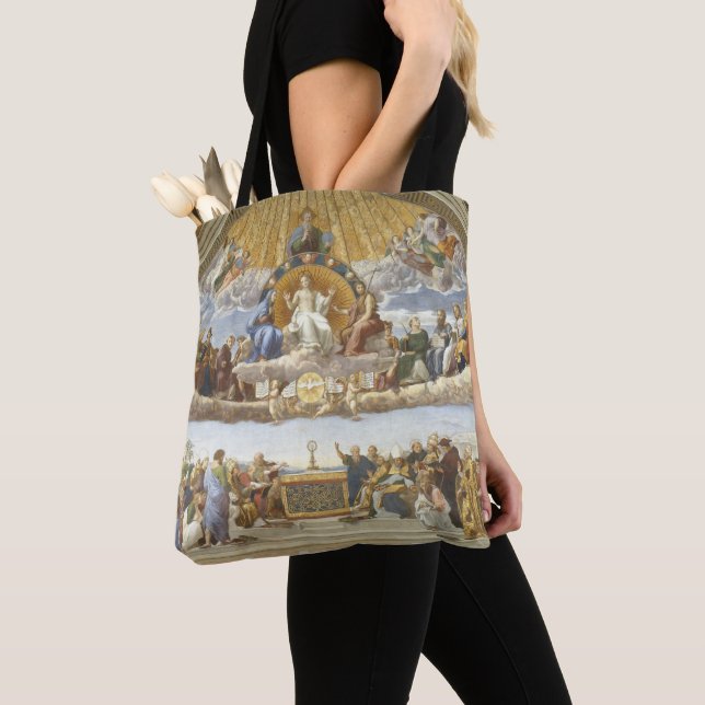 Bolso De Tela Disputación del Santo Sacramento, Rafael Sanzio (Detalle)