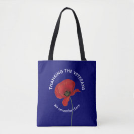 Bolso De Tela Disquetera Gracias Veteranos