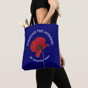 Bolso De Tela Disquetera Gracias Veteranos