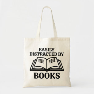 Bolso De Tela Distracción fácil por libros