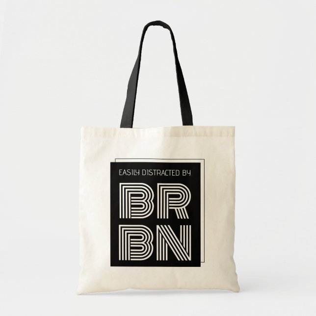 Bolso De Tela Distraído fácilmente por BRBN Bourbon Hunter Colle (Frente)