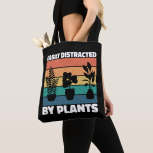 Bolso De Tela Distraído Fácilmente Por Las Plantas Amantes De Lo