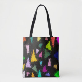 Bolso De Tela Ditzy Triangles Tote Bag