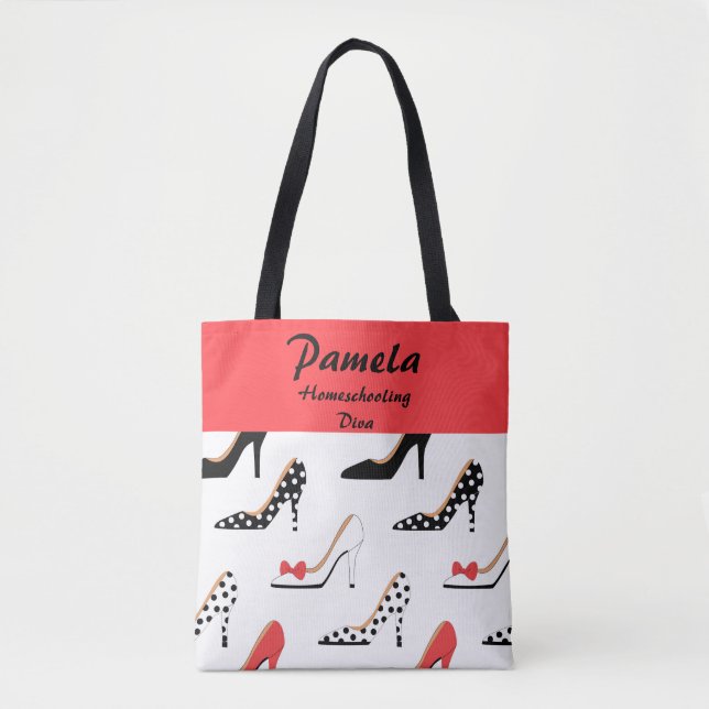 Bolso De Tela Diva de Homeschooling (Anverso)
