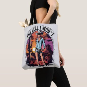 Bolso De Tela Diva del Desierto: El encanto de las vacas