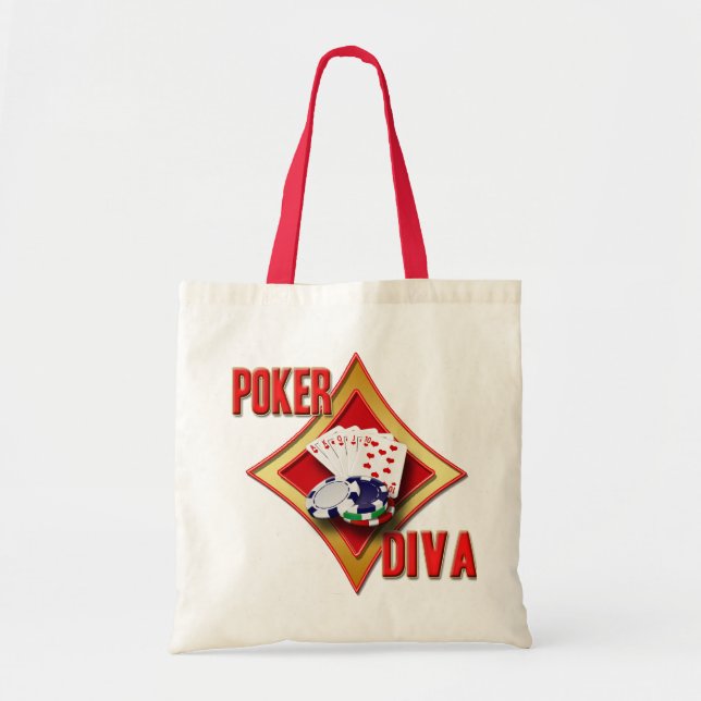 BOLSO DE TELA DIVA DEL PÓKER (Frente)