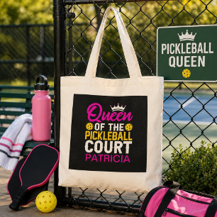Bolso De Tela Diva Personalizada de la Cancha de Pickleball