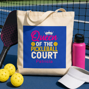 Bolso De Tela Diva Personalizada de la Cancha de Pickleball