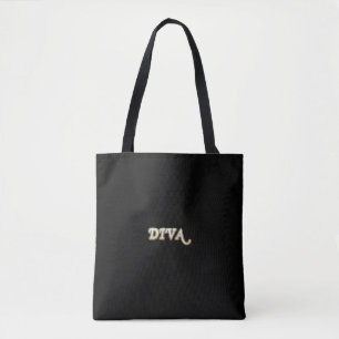 Bolso De Tela ¡Diva tote bag!