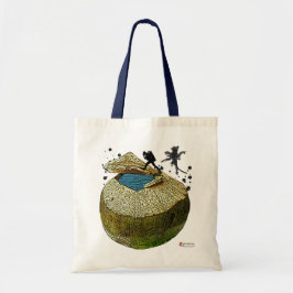 Bolso De Tela Diver Dives into Coconut