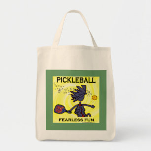 Bolso De Tela Diversión audaz de Pickleball