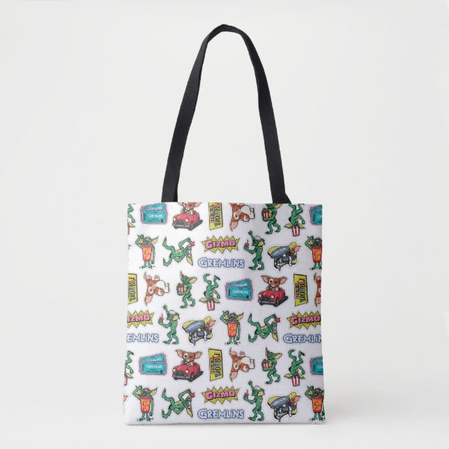 Bolso De Tela Diversión con Stickers de Gremlins™ Patrón (Anverso)