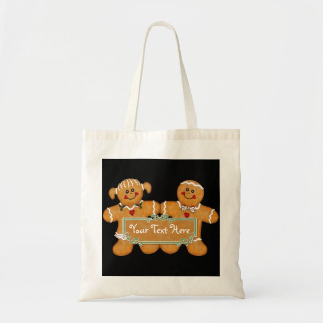 Bolso De Tela Diversión de Gingerbread (Frente)